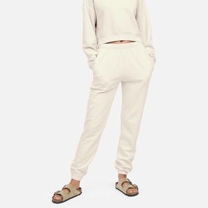 MATE the Label Fleece Relaxed Sweatpant | Bone | XS